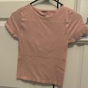 Contour Pink Short Sleeve Top